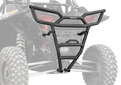 Polaris RZR XP Turbo Rear Bumper - Wrinkle Black