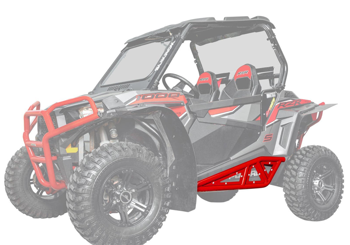 Polaris RZR Trail S 900 Heavy-Duty Tube Rock Sliders