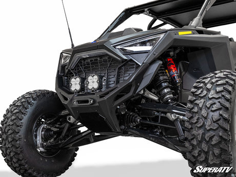 Elektric Offroad Polaris RZR Pro R Volt Front Winch Bumper—Hammer Black Finish
