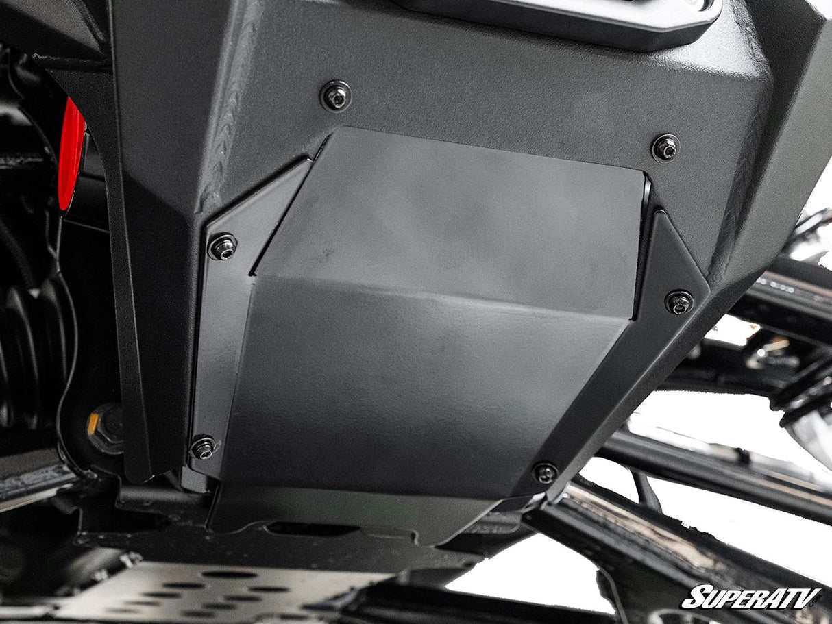 Elektric Offroad Polaris RZR Turbo R Volt Front Winch Bumper—Hammer Black Finish