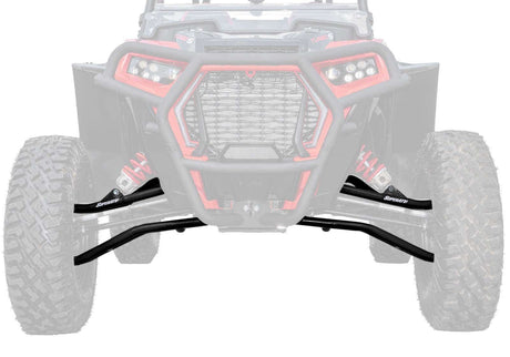 Polaris RZR Turbo S High Clearance A-Arms (Chromoly) - Keller Ball Joints - Black