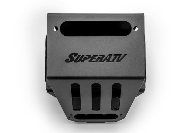Polaris RZR XP Turbo S Winch Mounting Plate with 6000 lb. Winch for No Bumper