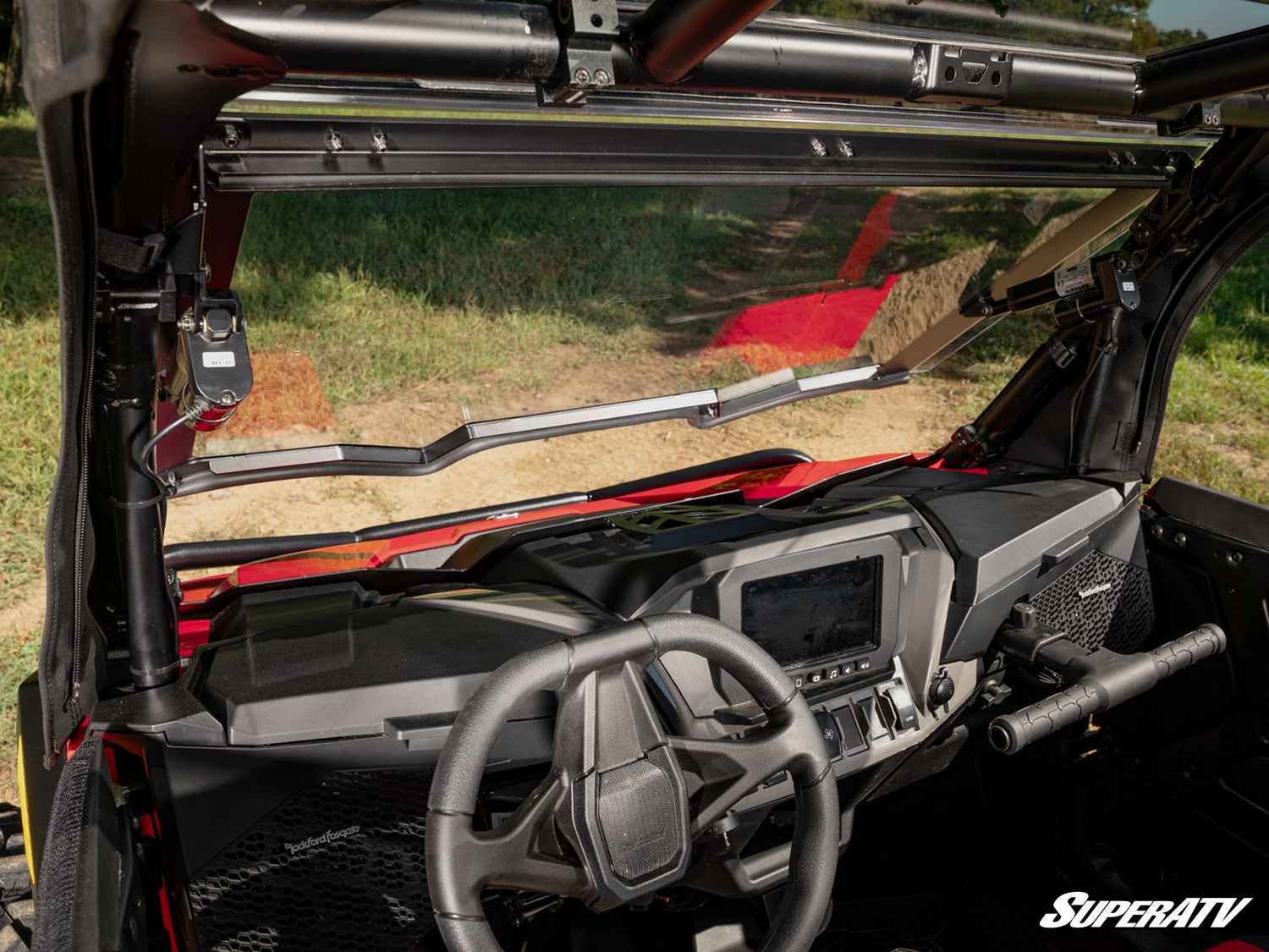 Polaris RZR XP S MaxDrive Power Flip Windshield