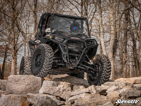 Polaris RZR XP Turbo Sidewinder A-Arms - 1.5in. Forward Offset - Black - Keller ball joints