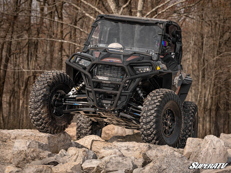 Polaris RZR XP Turbo Sidewinder A-Arms - 1.5in. Forward Offset - Black - Keller ball joints