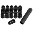 QuadBoss Black Spline Lug Nuts - 12 X 1.5mm - Wheels
