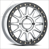Raceline A14SB Alpha Beadlock - Silver/Black - Wheels
