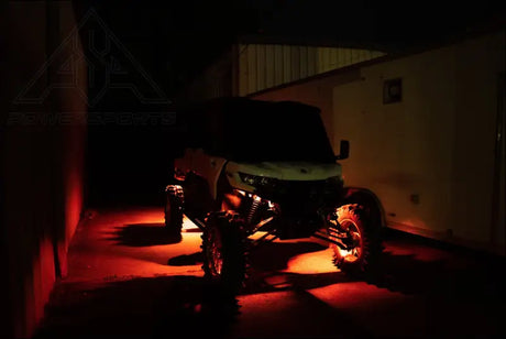 Rock Light Kit RGB + W Standard With Brackets - Lights