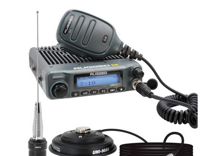 Rugged Radios Radio Kit Lite—Rambler G4 GMRS Band Mobile Radio with Antenna