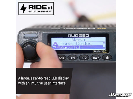 Rugged Radios Radio Kit Lite—Rambler G4 GMRS Band Mobile Radio with Antenna