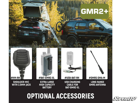 Rugged Radios Rugged GMR2 PLUS—GMRS and FRS Two-Way Handheld Radio