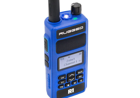 Rugged Radios Rugged R1—Business Band Two-Way Handheld Radio—Digital and Analog