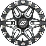 Sedona Split 6 Beadlock Wheel - Black/Machined - Wheels