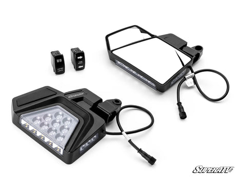Kawasaki Dual Section LED Side-View Mirrors