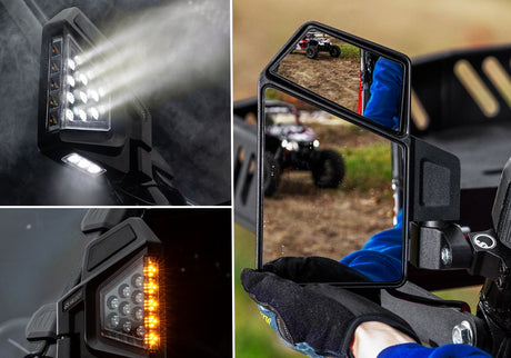 Polaris Dual Section LED Side-View Mirrors