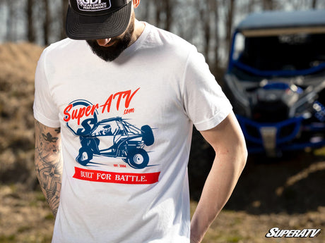 SuperATV Red; White; and Blue Unisex T-Shirt