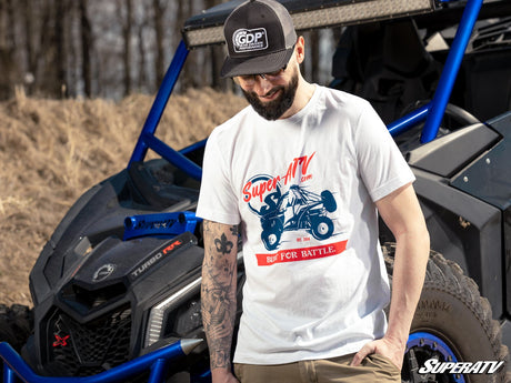 SuperATV Red; White; and Blue Unisex T-Shirt