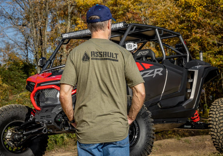 Assault Industries Black and Olive T-Shirt