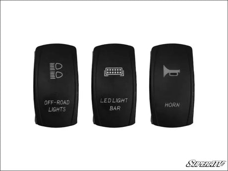SuperATV 12V / 20A Off-Road Rocker Switches - Turn Signal Kit