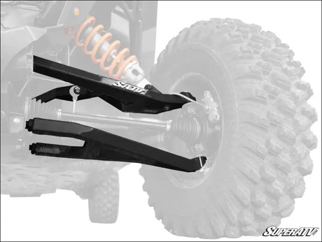 SuperATV 2024 + Polaris RZR XP Sidewinder A-Arms - 1.5‰? Forward Offset - Super Duty 300M / Black