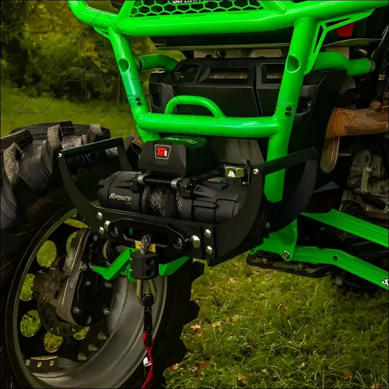 SuperATV Black Ops 12000 Synthetic Rope Winch & Wireless Remote