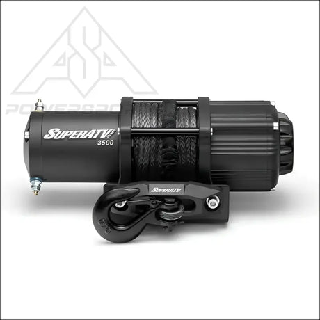 SuperATV Black Ops 3500 Synthetic Rope Winch & Wireless Remote
