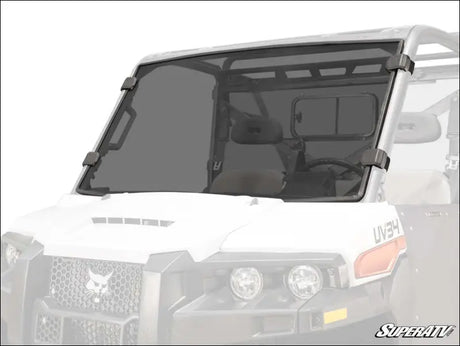 SuperATV Bobcat UV34 Full Windshield - Standard Polycarbonate - Clear