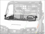 SuperATV Bobcat UV34 Half Windshield - Scratch Resistant Polycarbonate - Clear