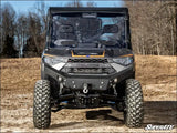 SuperATV Bobcat UV34 Vented Full Windshield - Scratch Resistant Polycarbonate - Clear