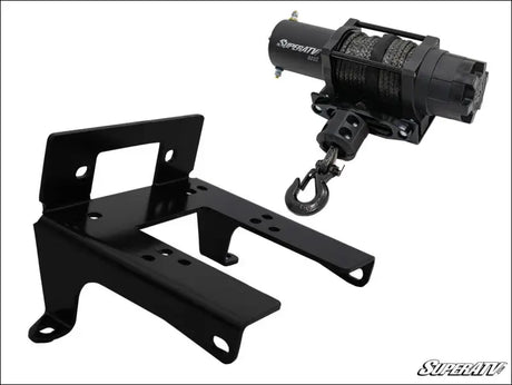 SuperATV Can-Am Commander 800/1000 Winch Mounting Plate - 2010-2020 / 6000 lb