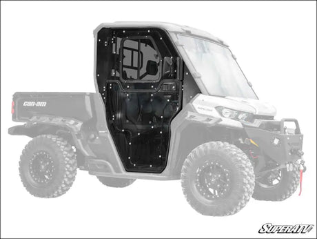 SuperATV Can-Am Defender Max Convertible Cab Enclosure Doors - 2-Door