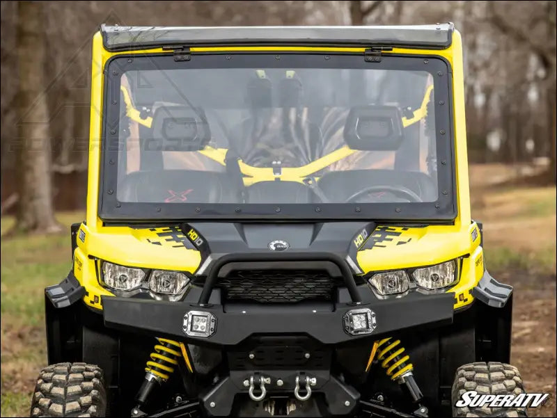 SuperATV Can-Am Defender Maxdrive Power Flip Windshield