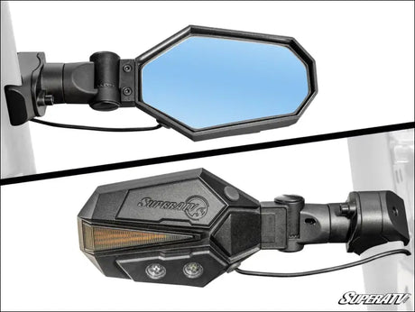 SuperATV Can-Am Lighted Side-View Mirrors - Pro-Fit