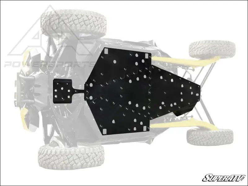 SuperATV Can-Am Maverick R Full Skid Plate - Plates