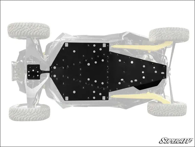 SuperATV Can-Am Maverick R Full Skid Plate - Plates