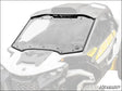 SuperATV Can-Am Maverick R Scratch-Resistant Full Windshield - Scratch Resistant Polycarbonate - Clear