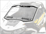 SuperATV Can-Am Maverick R Scratch-Resistant Vented Full Windshield