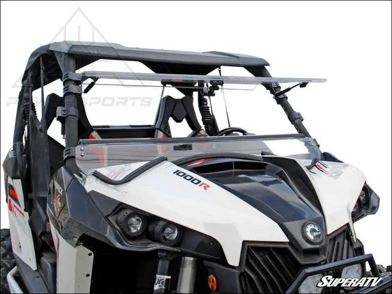 SuperATV Can-Am Maverick Scratch Resistant Flip Windshield