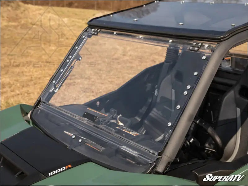 SuperATV Can-Am Maverick Trail Scratch Resistant Flip Windshield