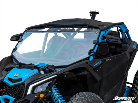 SuperATV Can-Am Maverick X3 Full Windshield - Yes / Standard Polycarbonate - Clear