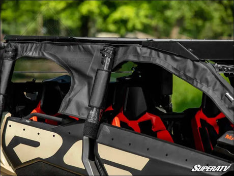 SuperATV Can-Am Maverick X3 Max Primal Soft Cab Enclosure Upper Doors - Enclosures
