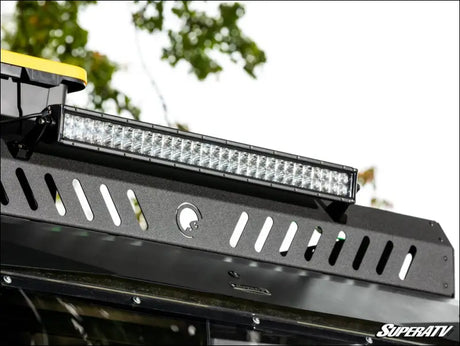 SuperATV CFmoto Uforce 1000 XL Outfitter Roof Rack - Yes Qty 4 / 30’’ Straight Light Bar / Aluminum - Cargo Management