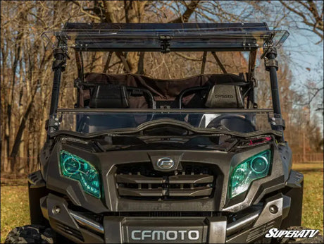 SuperATV CFMOTO UForce 500 Scratch-Resistant Flip Windshield