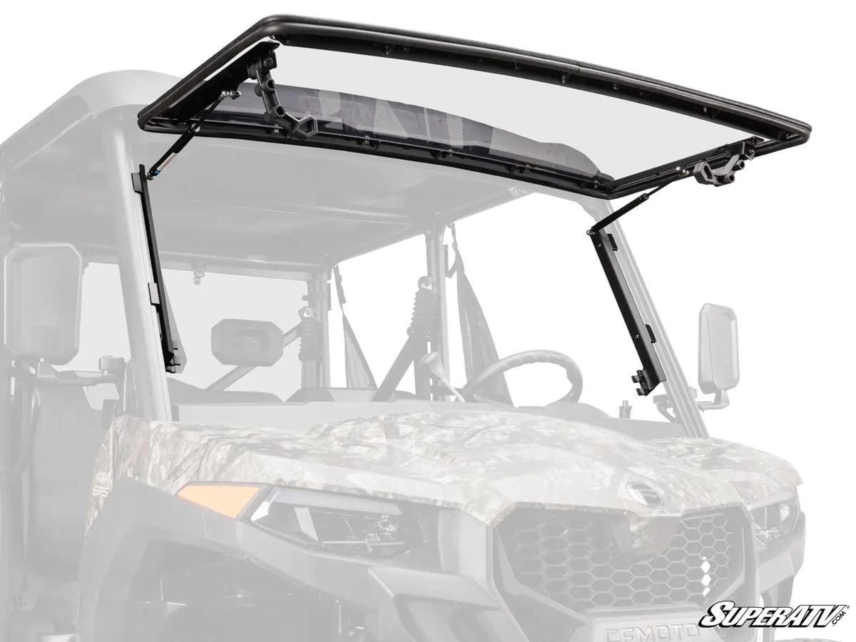 SuperATV CFMoto UForce 800 Flip Windshield
