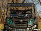 SuperATV CFMOTO UForce 800 Scratch-Resistant Flip Windshield