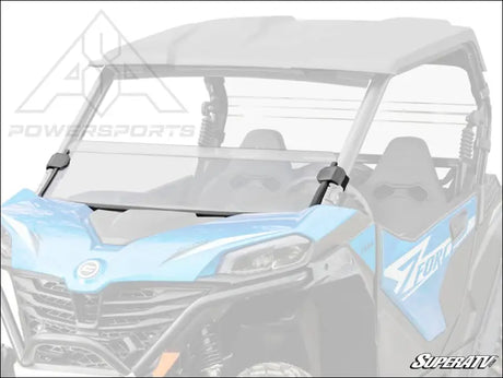 SuperATV CFMOTO ZForce 950 Trail Scratch-Resistant Half Windshield