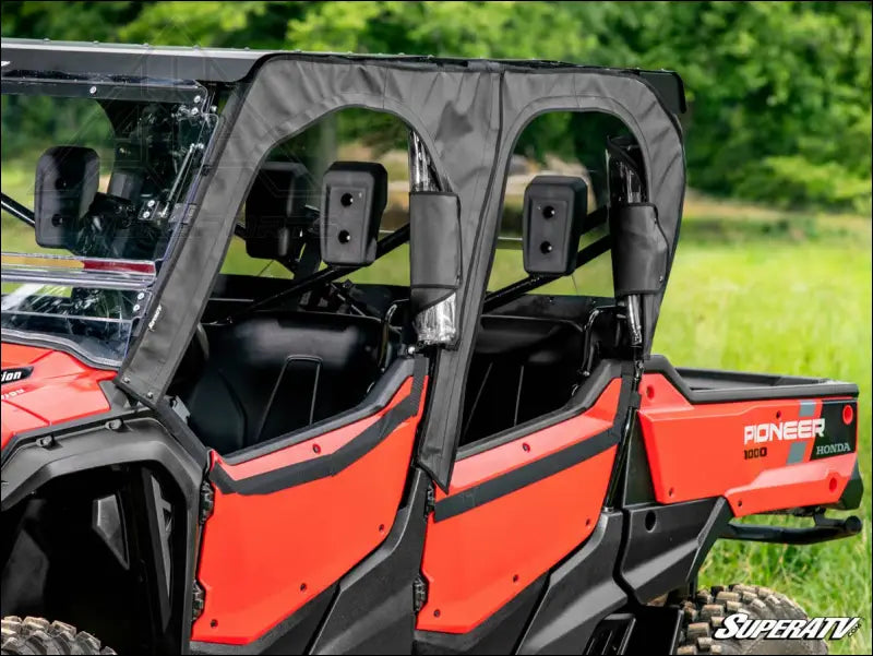 SuperATV Honda Pioneer 1000-6 Primal Soft Cab Enclosure Upper Doors - Enclosures