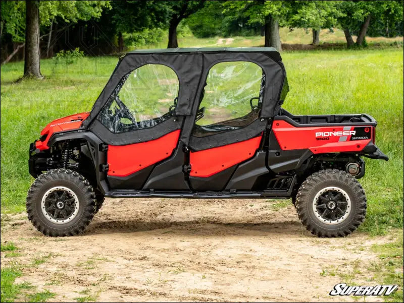 SuperATV Honda Pioneer 1000-6 Primal Soft Cab Enclosure Upper Doors - Enclosures