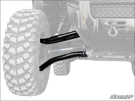 SuperATV Honda Pioneer 1000 Atlas Pro 1.5’’ Forward Offset A-Arms - 2016-2021 / Heavy-Duty 4340 Chromoly Steel / Black