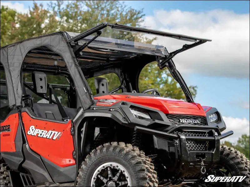SuperATV Honda Pioneer 1000 Maxdrive Power Flip Windshield